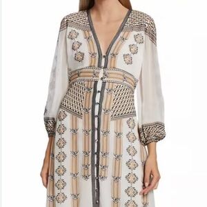 Veronica Beard Julianna embroidered dress